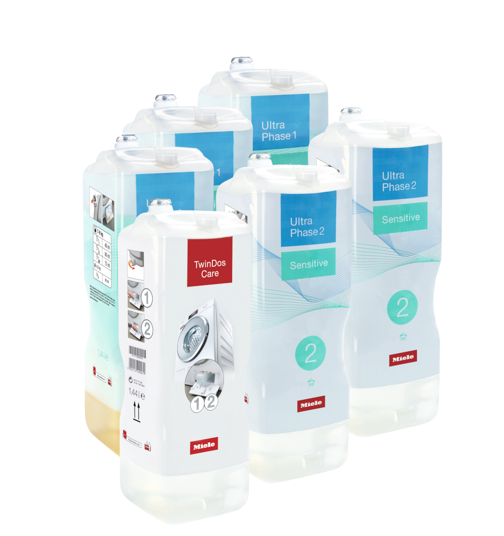 Miele Set 5x UltraPhase Sensit. + TwinDos Care Detergentes
