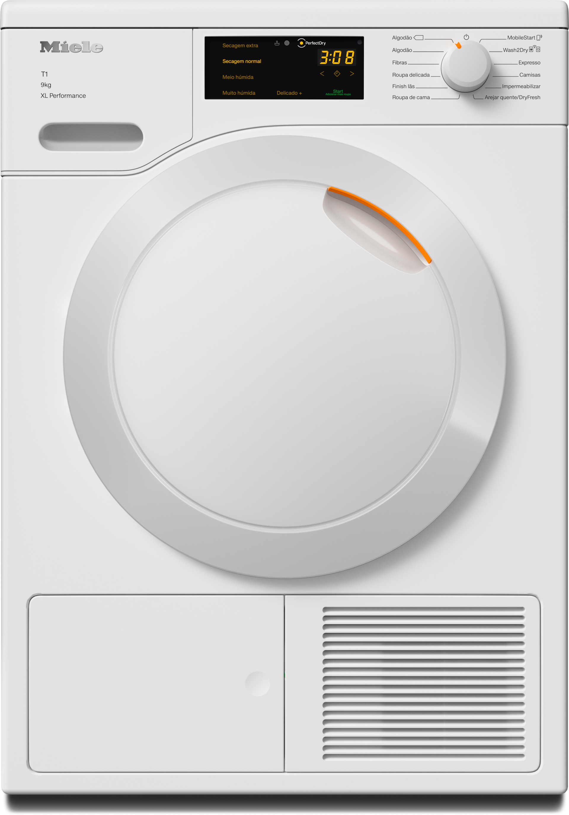 Máquinas de secar roupa - TCC364WP 9kg Branco lótus - 1