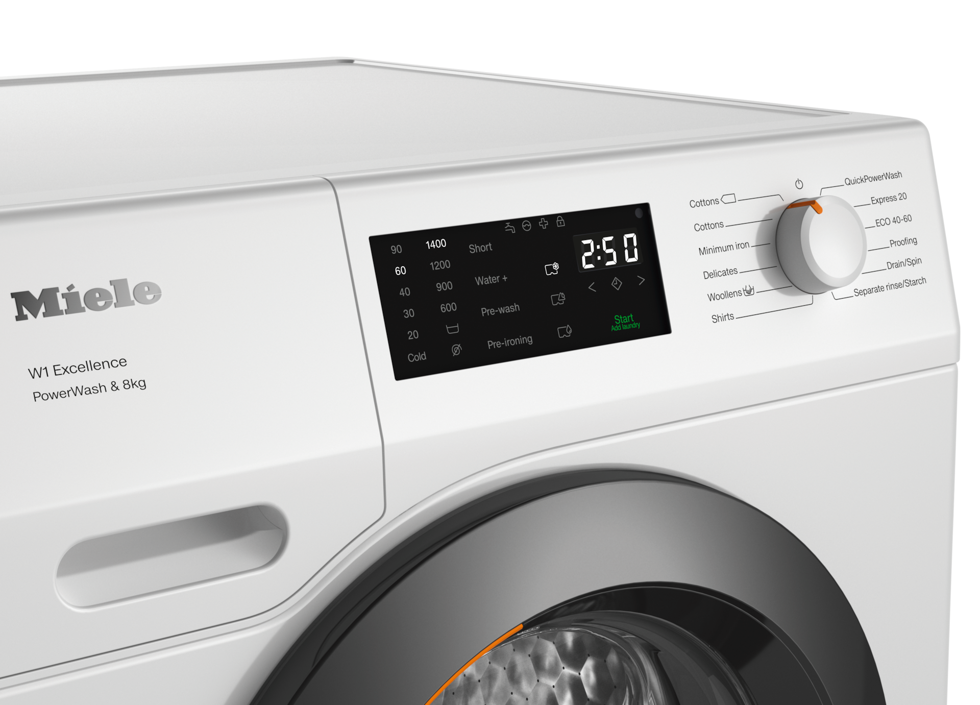 Πλυντήρια ρούχων - WED335 WCS PWash&8kg Λευκό λωτού - 3