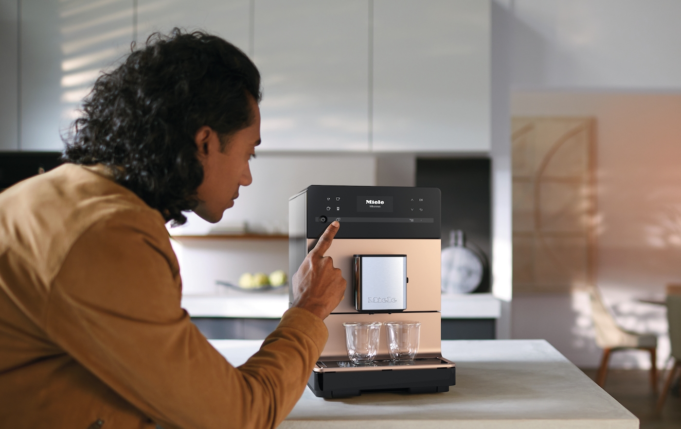 CM 5510 Silence Benchtop coffee machine - Rose Gold product photo Laydowns Detail View ZOOM