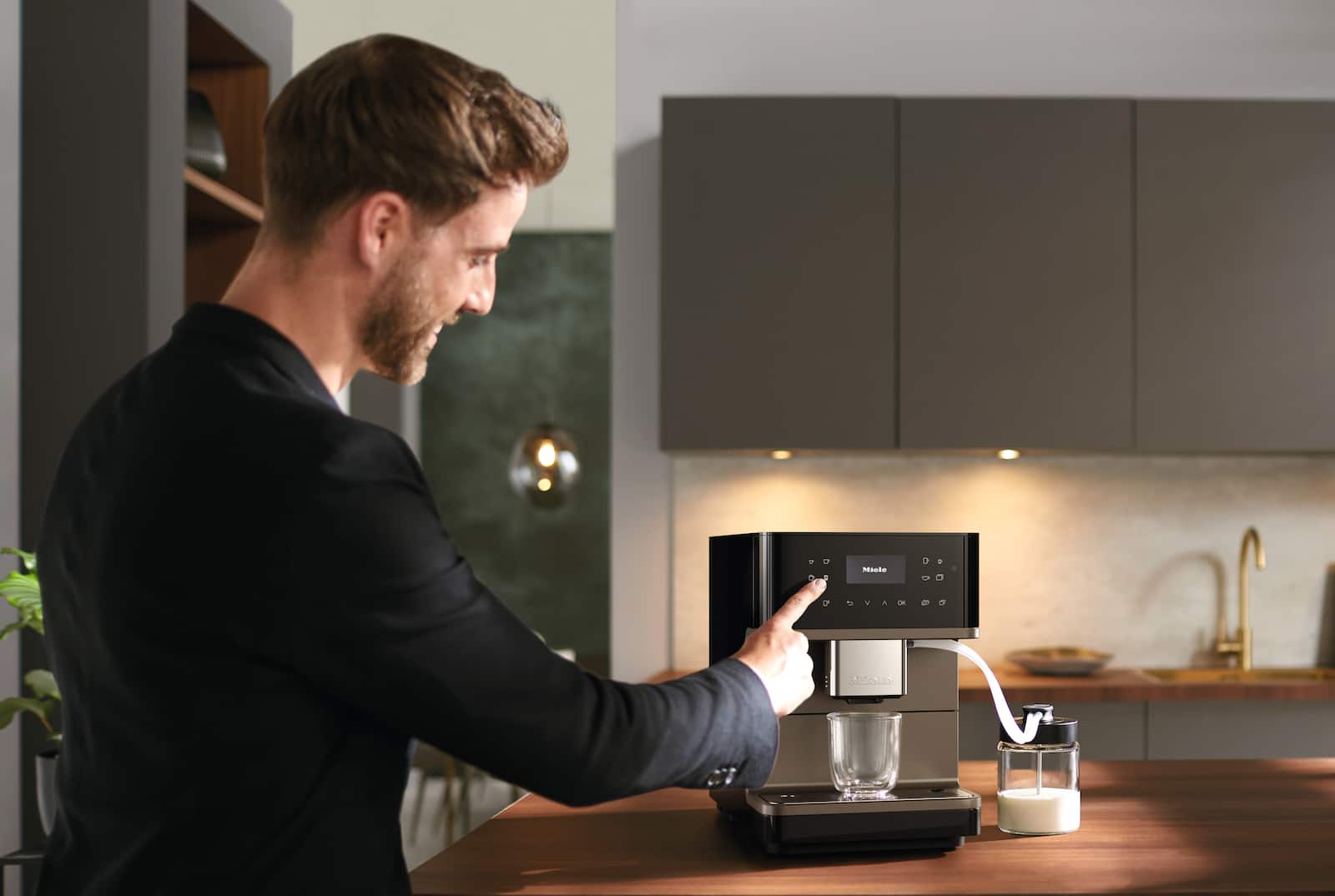 Espressomaskiner - CM 6360 MilkPerfection Obsidiansort BronzePearlFinish - 8