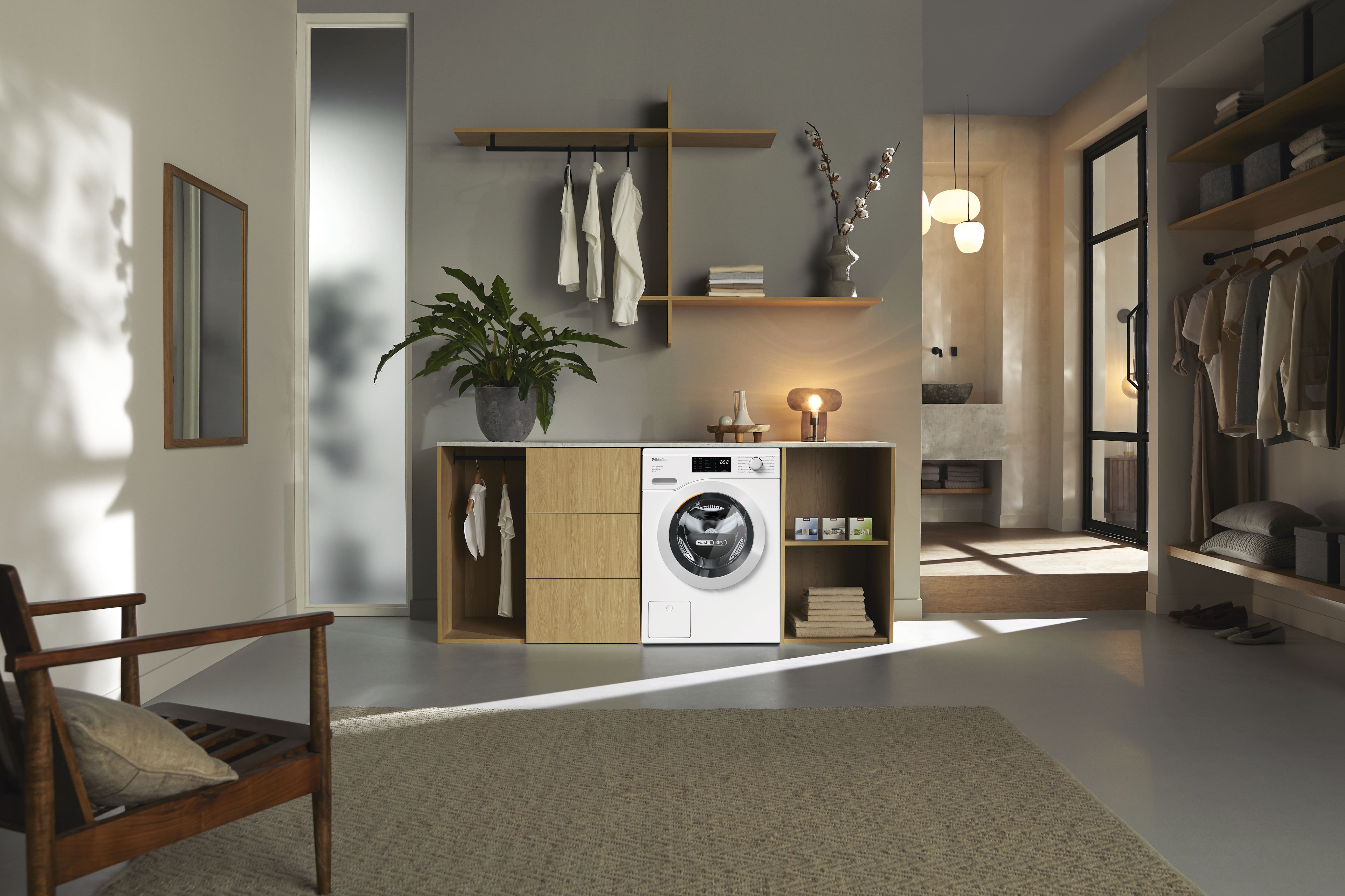 Miele - WTD163 WCS 8/5 kg Blanc lotus – Lave-linge séchant - 3