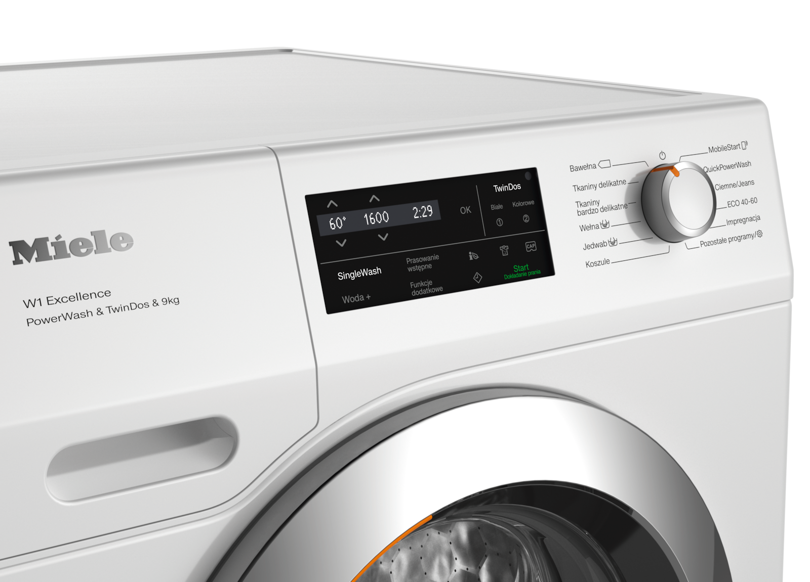 Pralki - WEI875 WPS PWash&TDos&9kg Biały lotos - 4