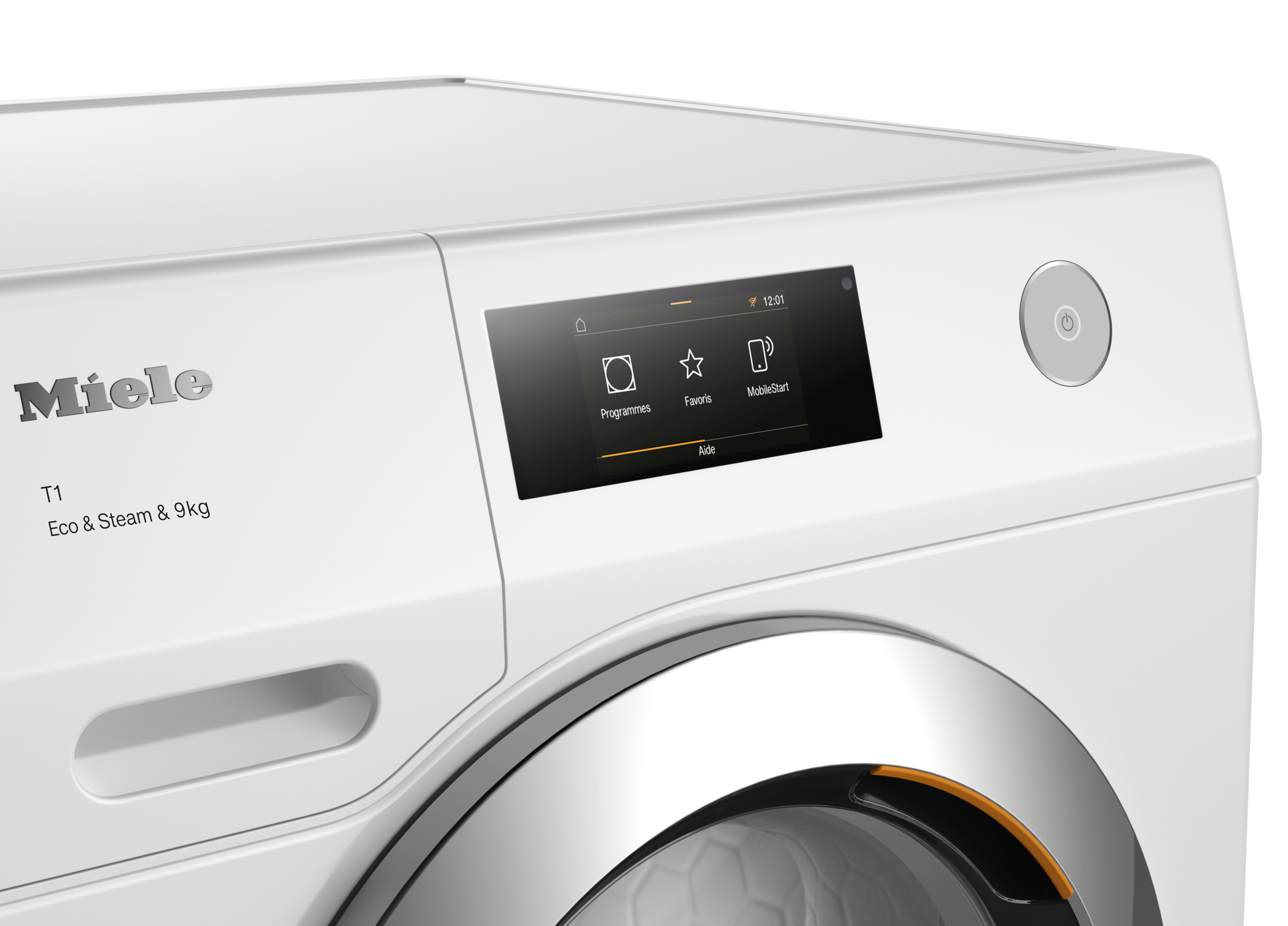 Miele - TCR790WP Eco&Steam&9kg Blanc lotus – Sèche-linge - 4