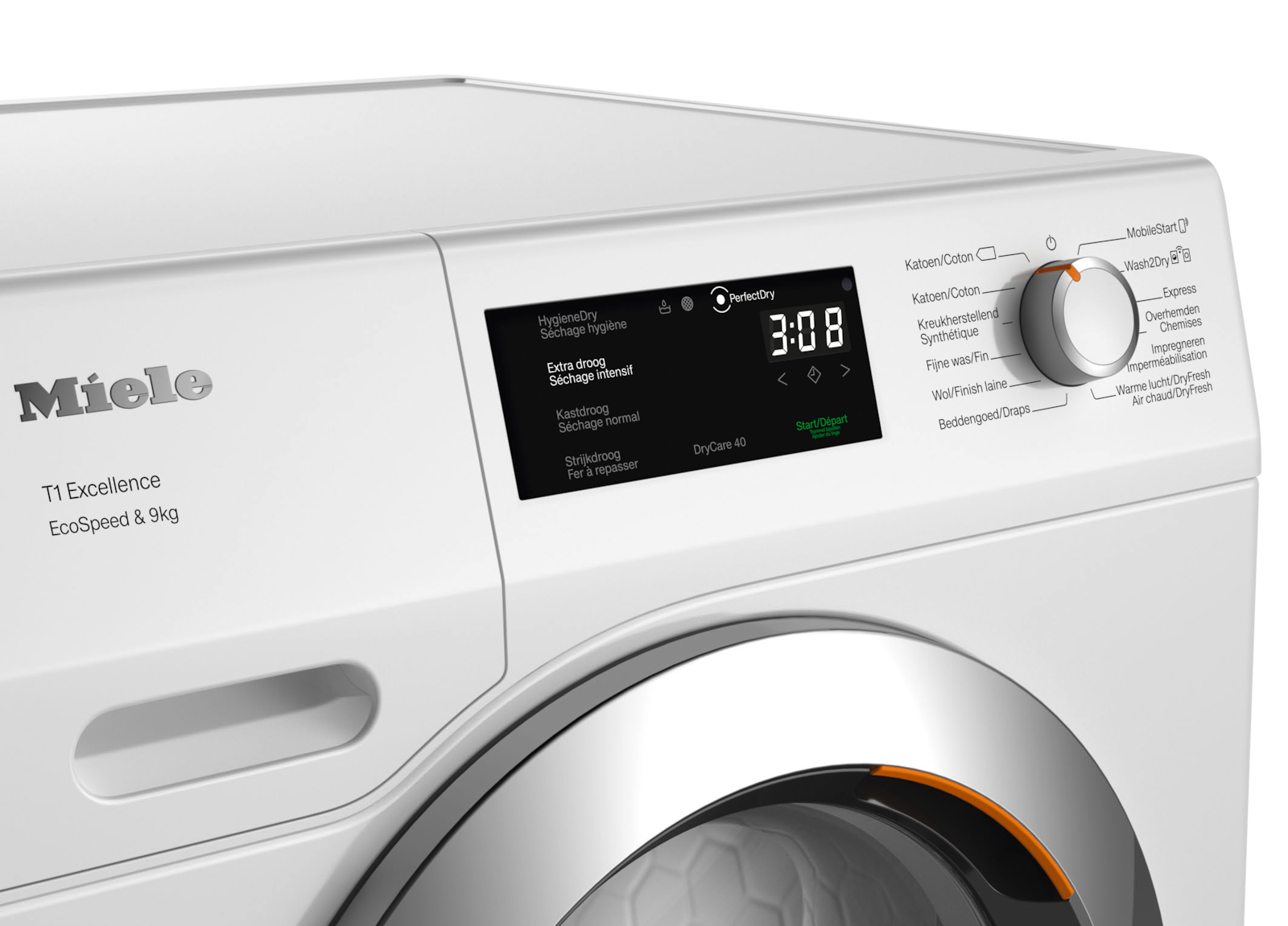 Droogautomaten - TEH795WP EcoSpeed&9kg Lotuswit - 4