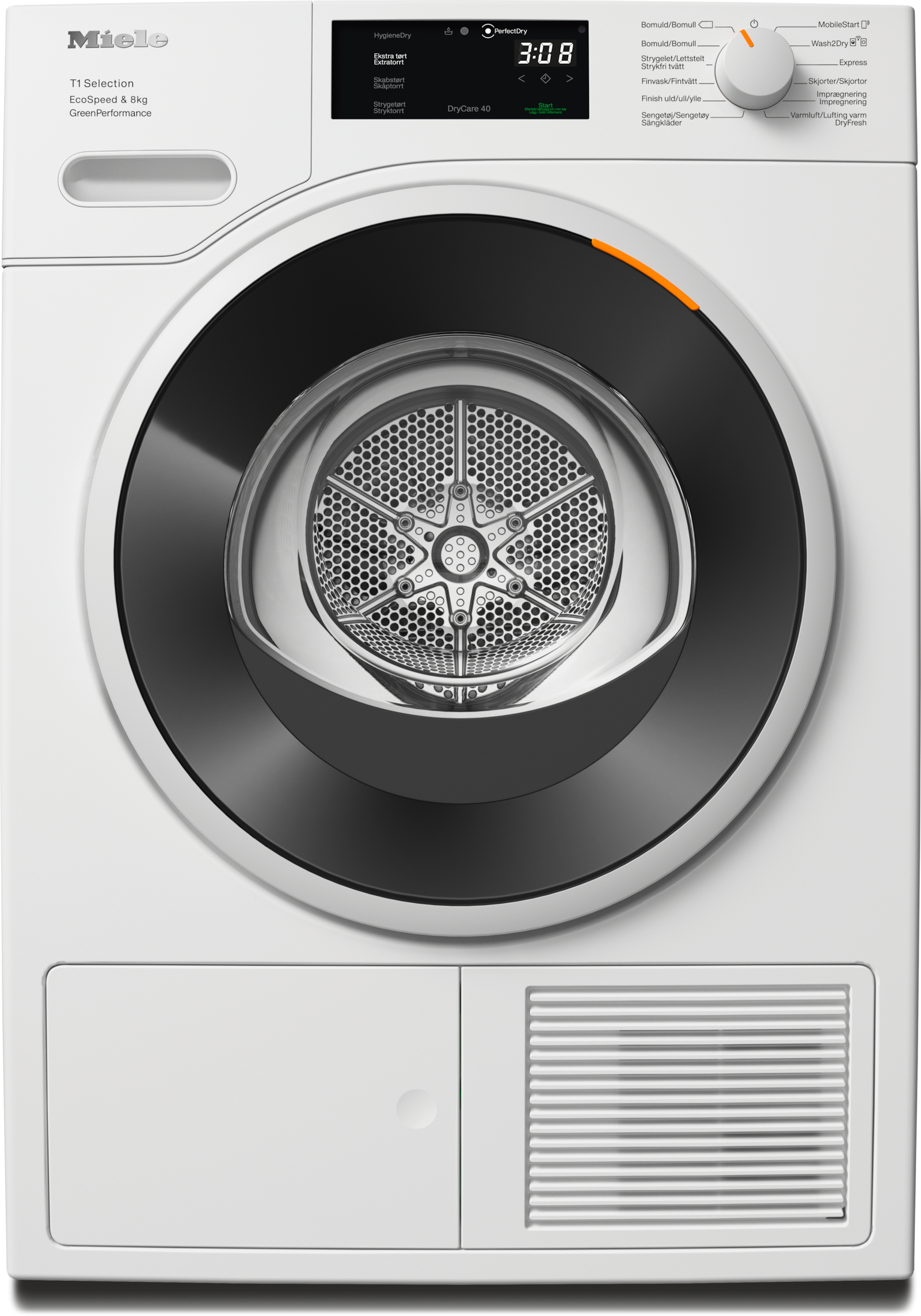 Tørretumblere - TSF763WP EcoSpeed&8kg Lotushvid - 1