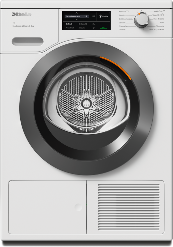 Secadoras - TCL780WP EcoSpeed&Steam&9kg Blanco loto - 1