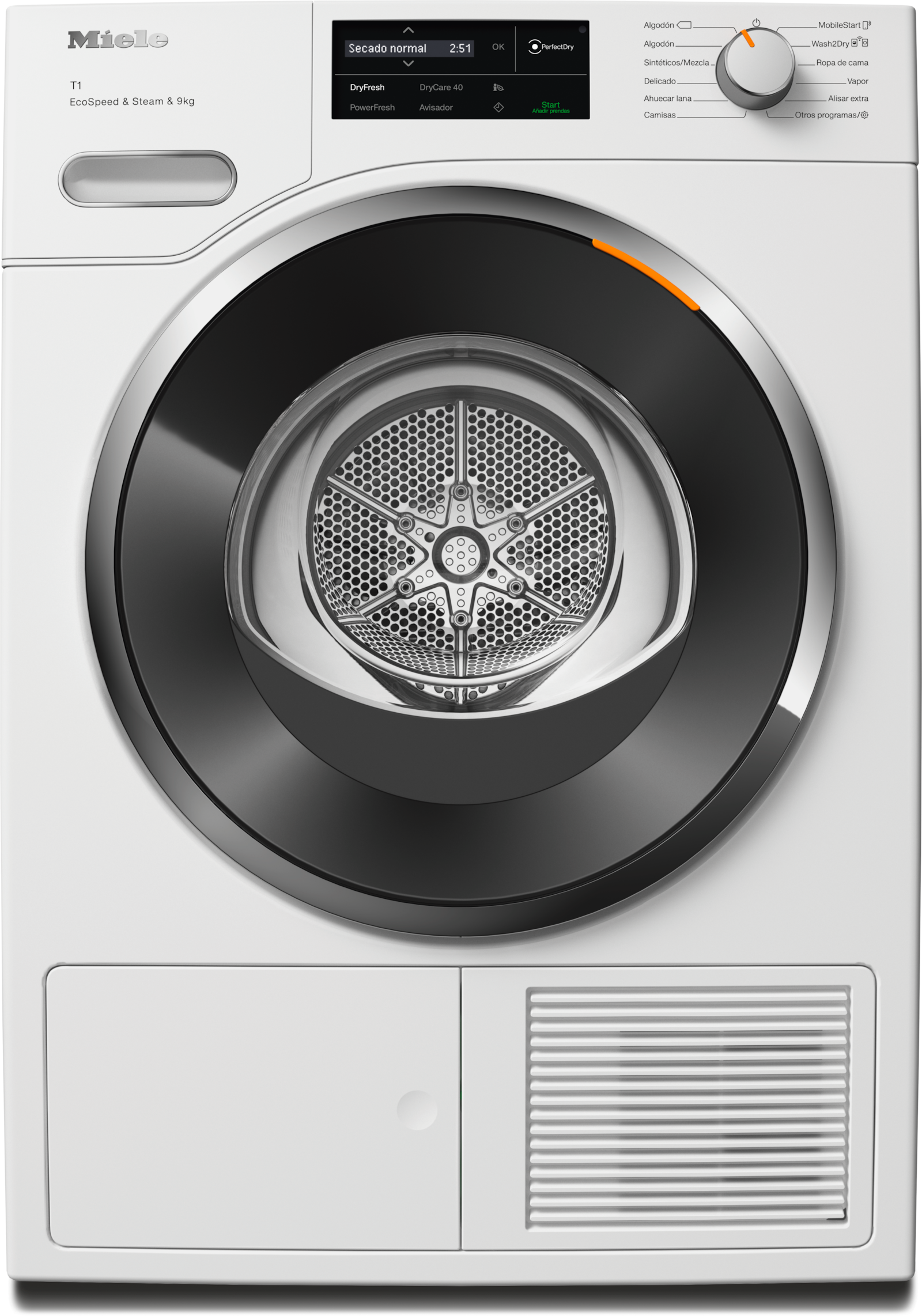 Secadoras - TWL780WP EcoSpeed&Steam&9kg Blanco loto - 1