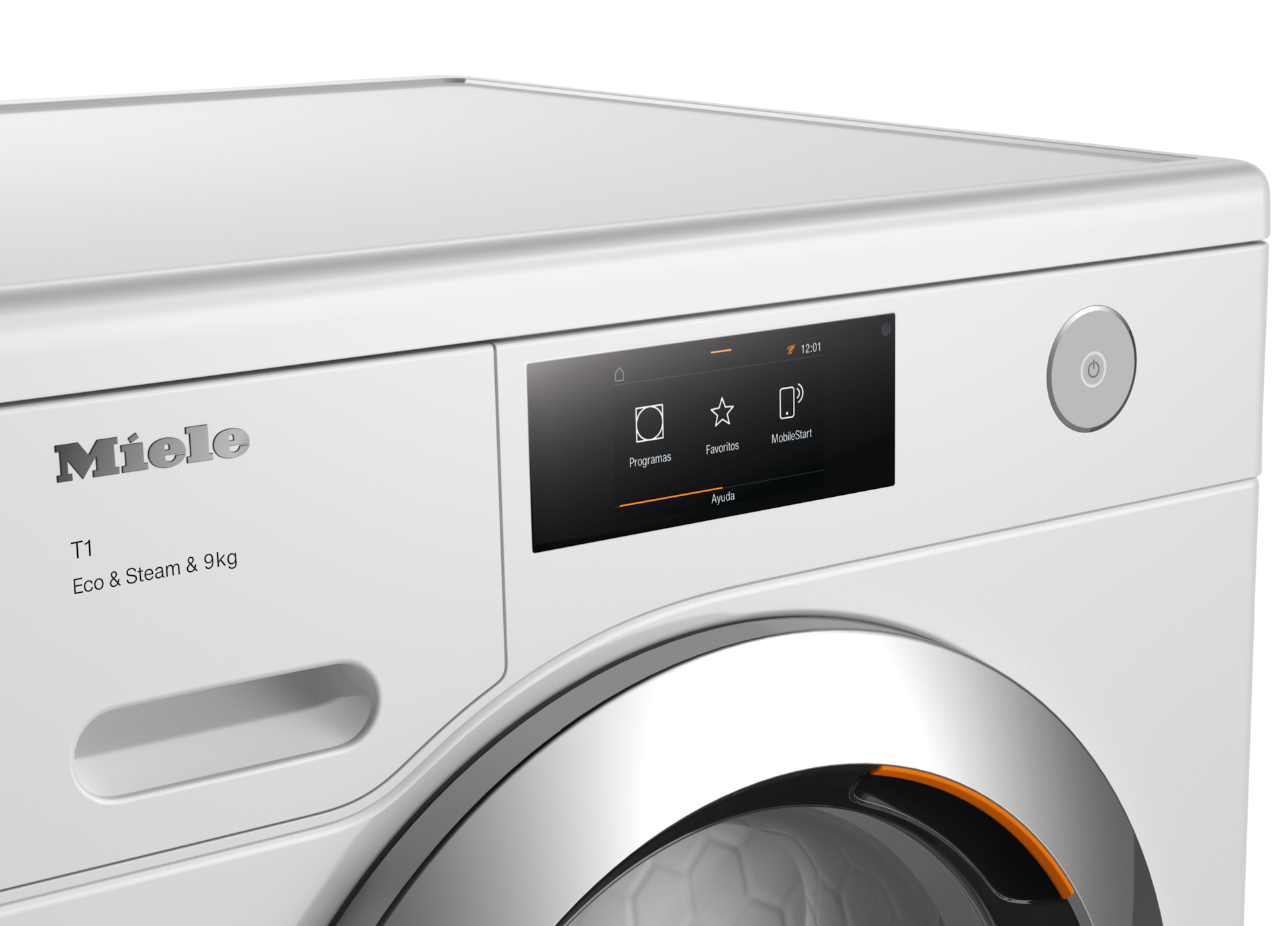 Máquinas de secar roupa - TCR780WP Eco&Steam&9kg Branco lótus - 4