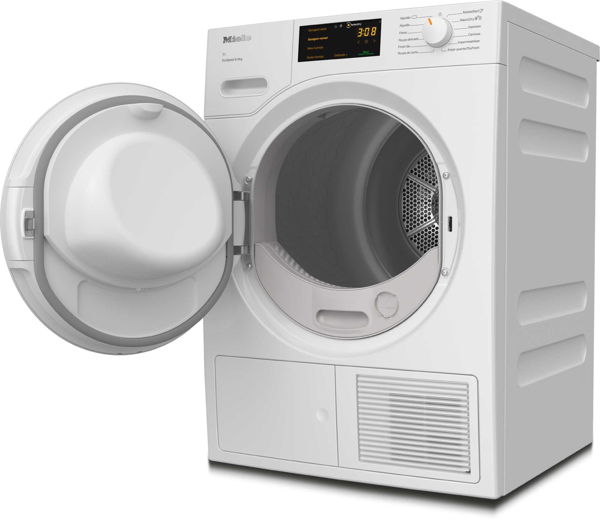 Máquinas de secar roupa - TWC560WP EcoSpeed&8kg Branco lótus - 2 Máquinas de secar roupa - TWC560WP EcoSpeed&8kg Branco lótus - 2