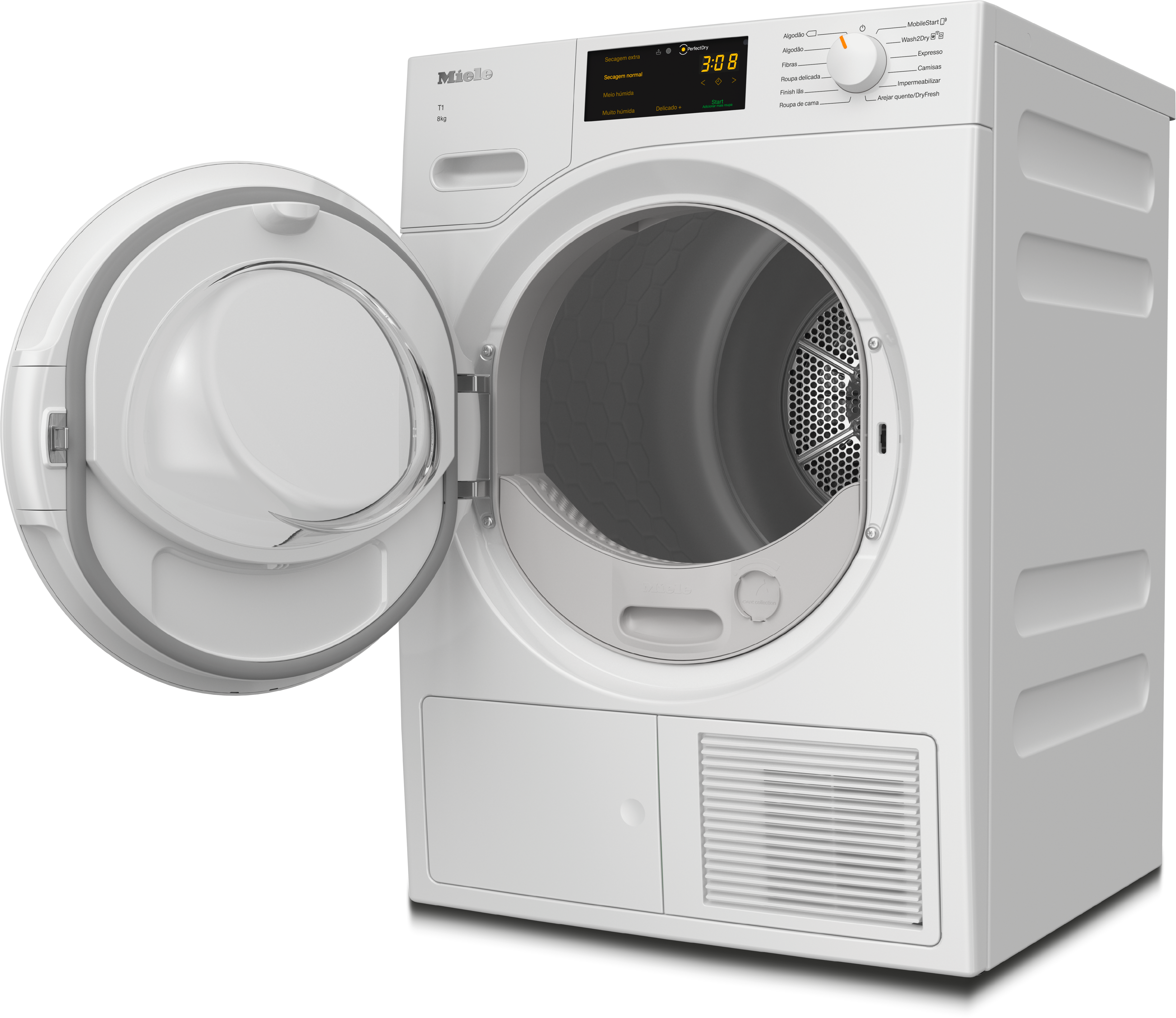 Miele - TWD260WP 8kg Branco lótus – Máquinas de secar roupa - 2