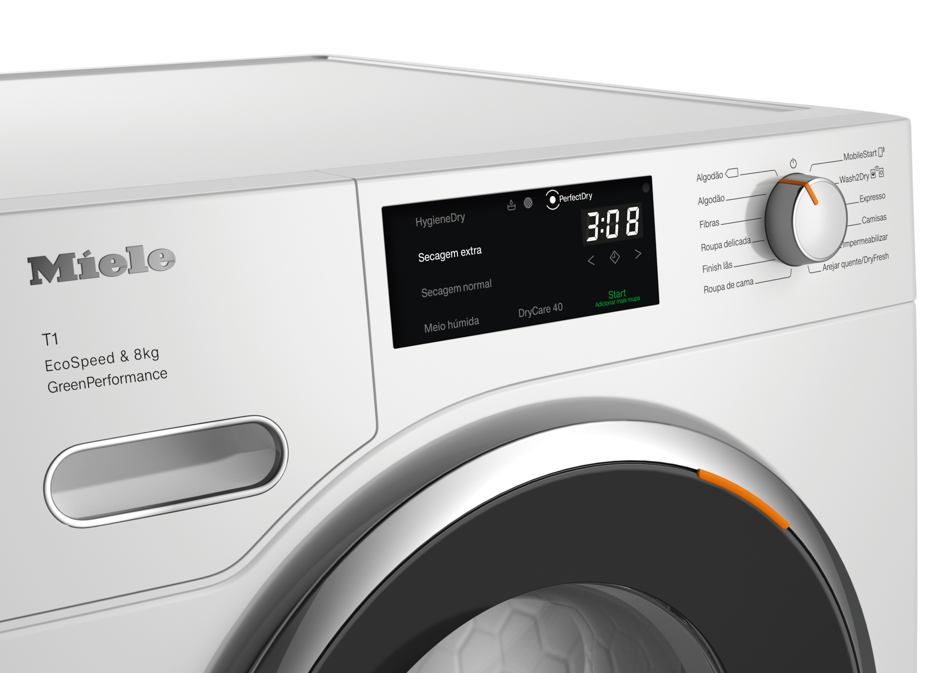 Máquinas de secar roupa - TWF760WP EcoSpeed&8kg Branco lótus - 4