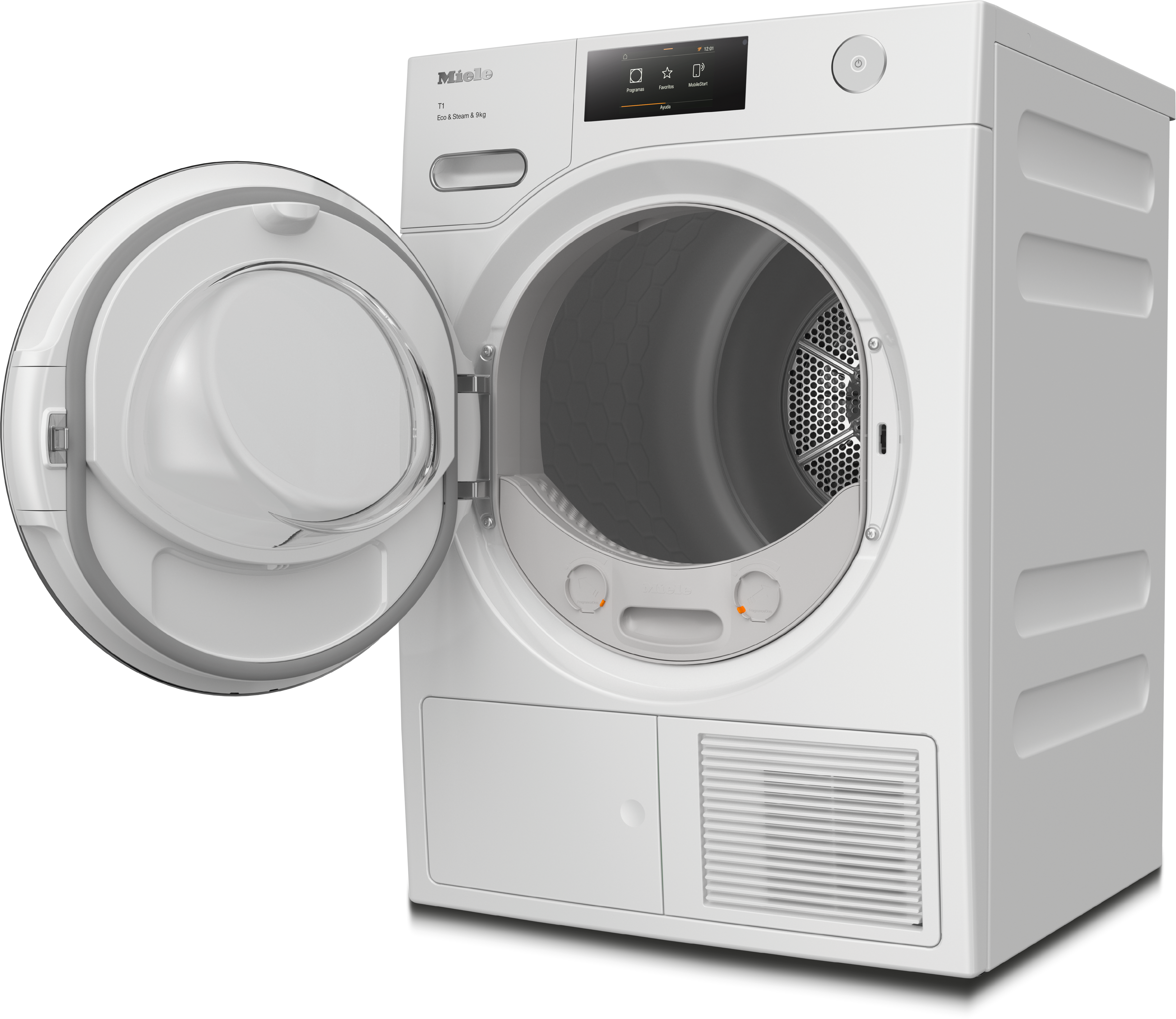 Miele - TWR780WP Eco&Steam&9kg Branco lótus – Máquinas de secar roupa - 2