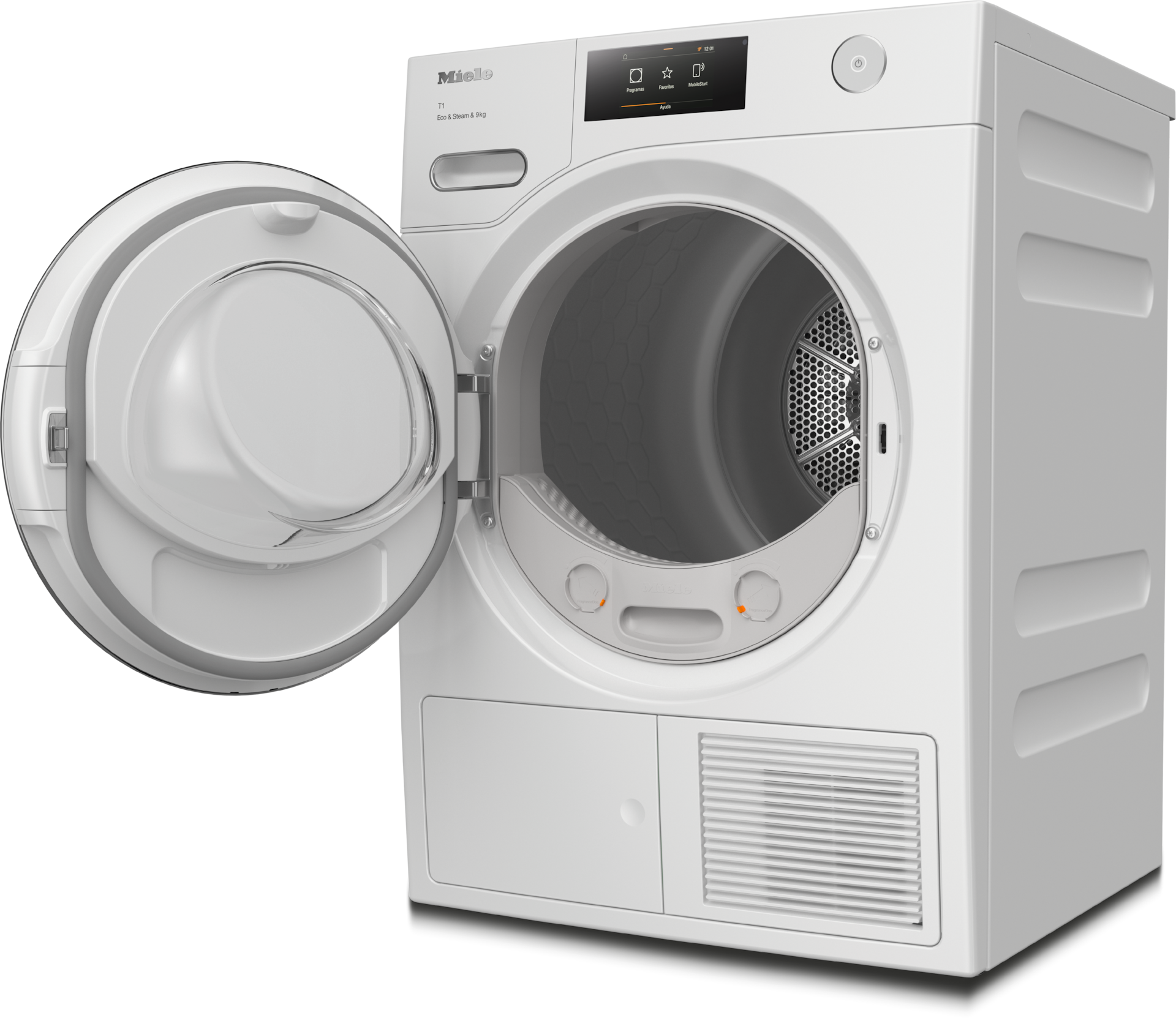 Máquinas de secar roupa - TWR780WP Eco&Steam&9kg Branco lótus - 2