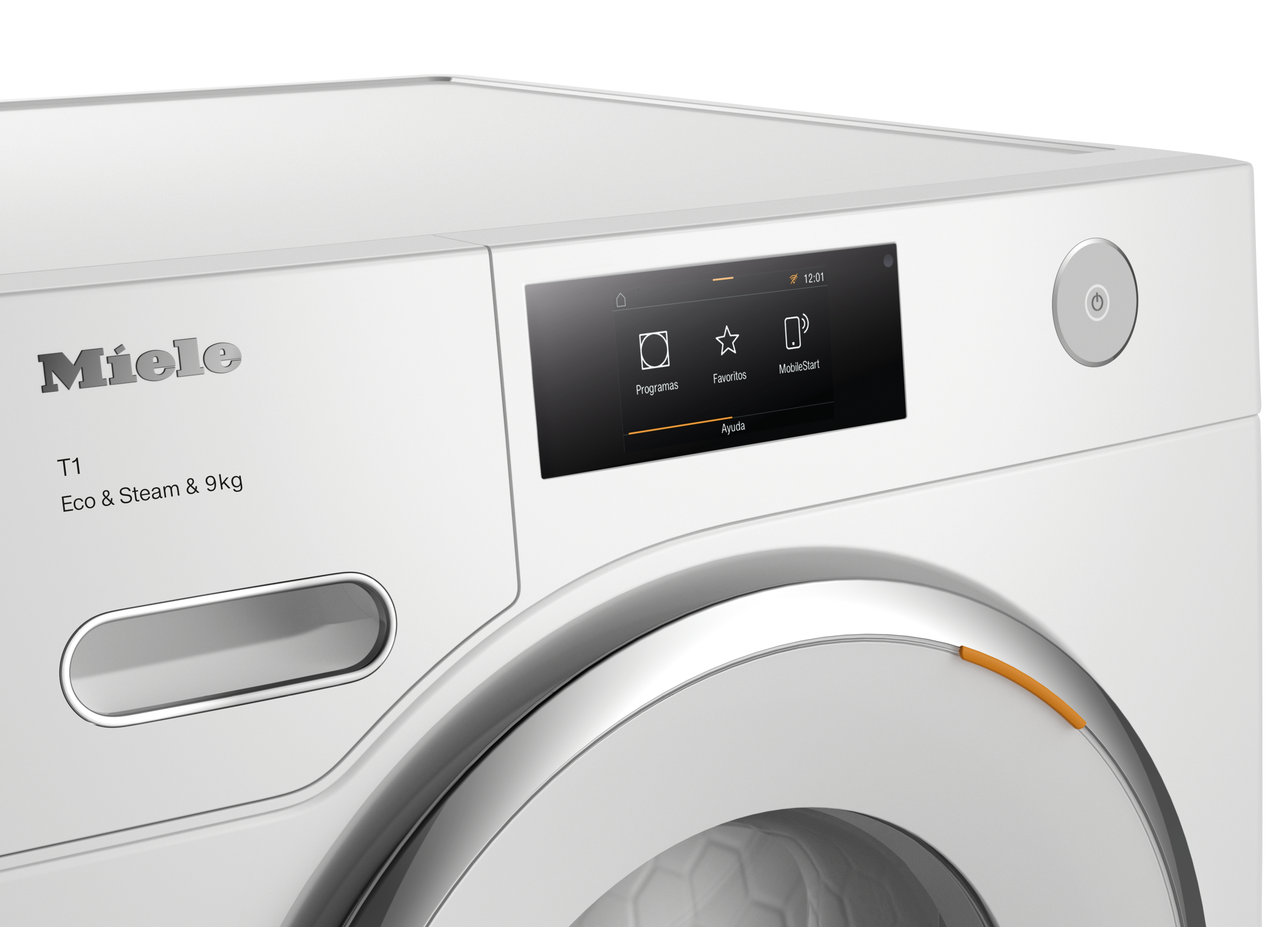 Miele - TWR780WP Eco&Steam&9kg Branco lótus – Máquinas de secar roupa - 4