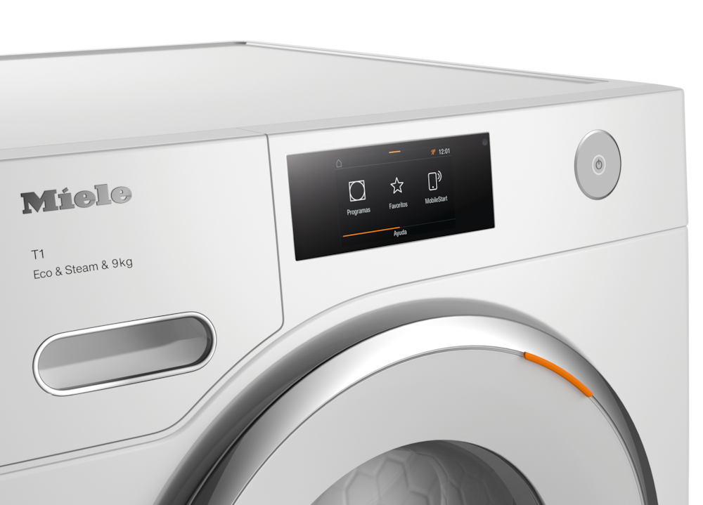 Miele - TWR780WP Eco&Steam&9kg Branco lótus – Máquinas de secar roupa - 4