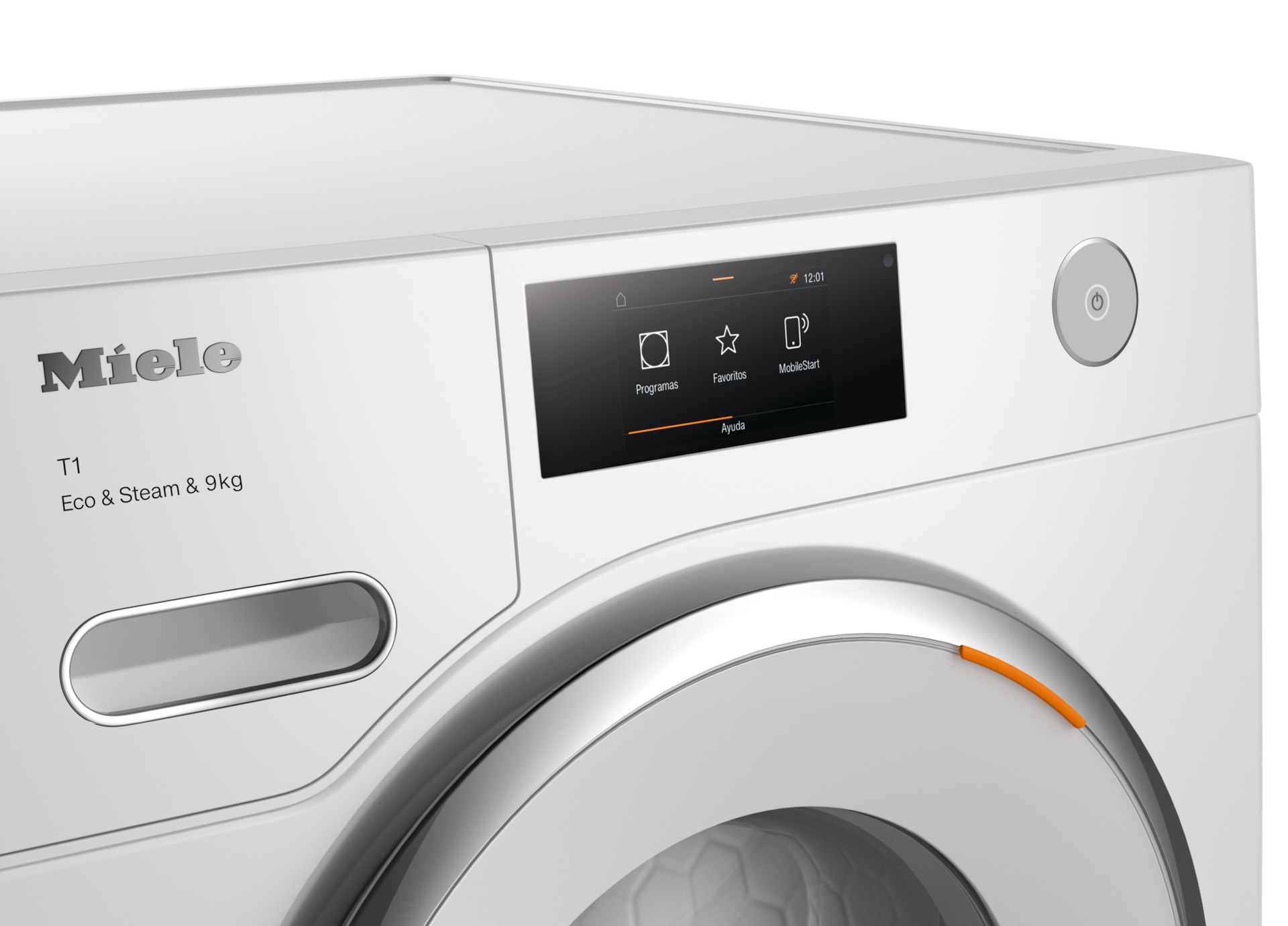 Máquinas de secar roupa - TWR780WP Eco&Steam&9kg Branco lótus - 4