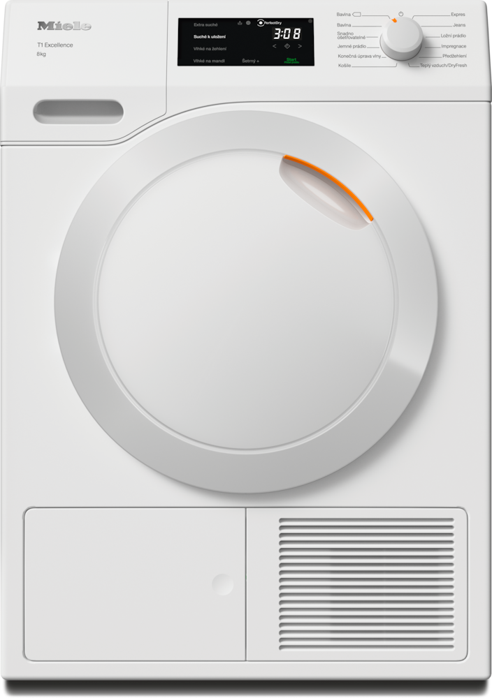 Miele - TEC235WP 8kg lotosová biela – Sušičky - 1 Miele - TEC235WP 8kg lotosová biela – Sušičky - 1
