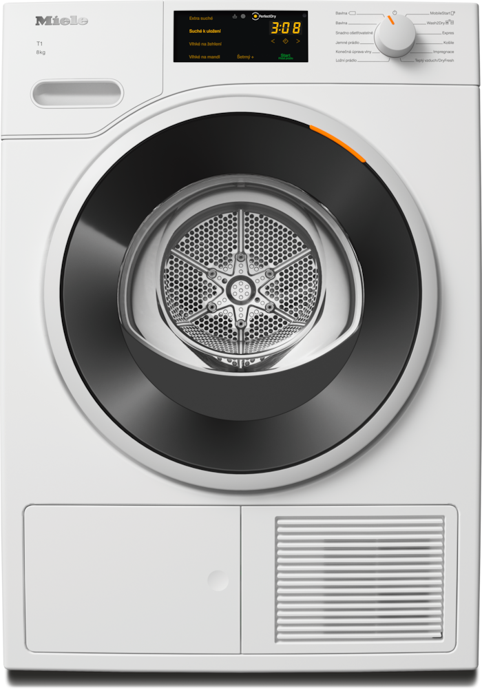 Miele - TWD260WP 8kg lotosová biela – Sušičky - 1 Miele - TWD260WP 8kg lotosová biela – Sušičky - 1