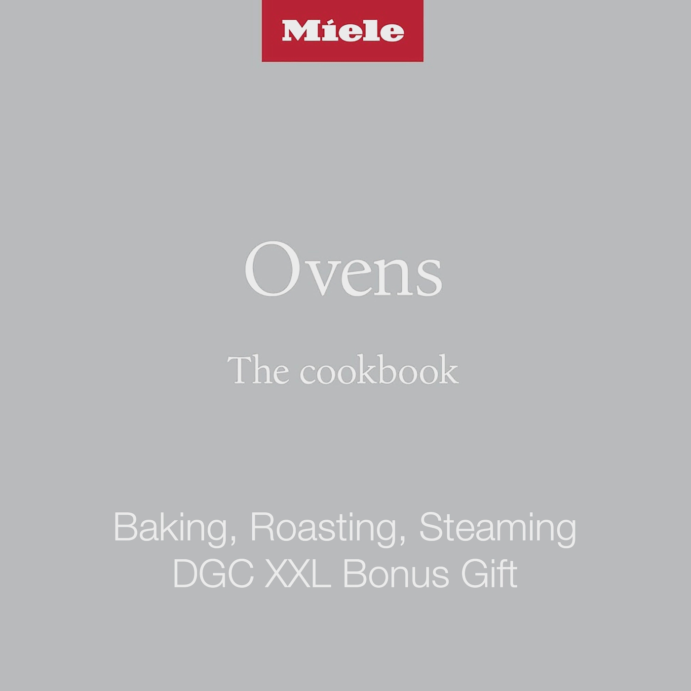 DGC XXL Baking Roasting Steaming Cookbook Voucher Redemption product photo Front View ZOOM