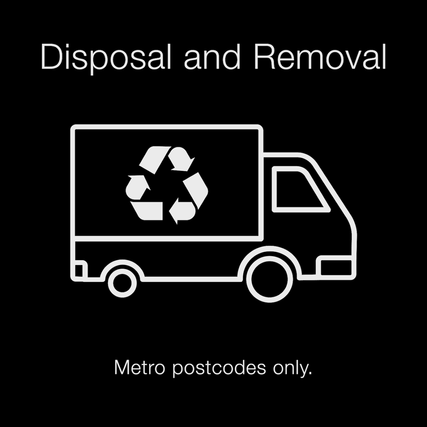 Disposal and Recycle Fee - METRO ONLY SERVICE product photo Front View ZOOM