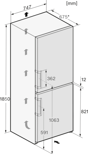 KFN 4776 ED Freestanding Fridge-Freezer product photo Missing translation L