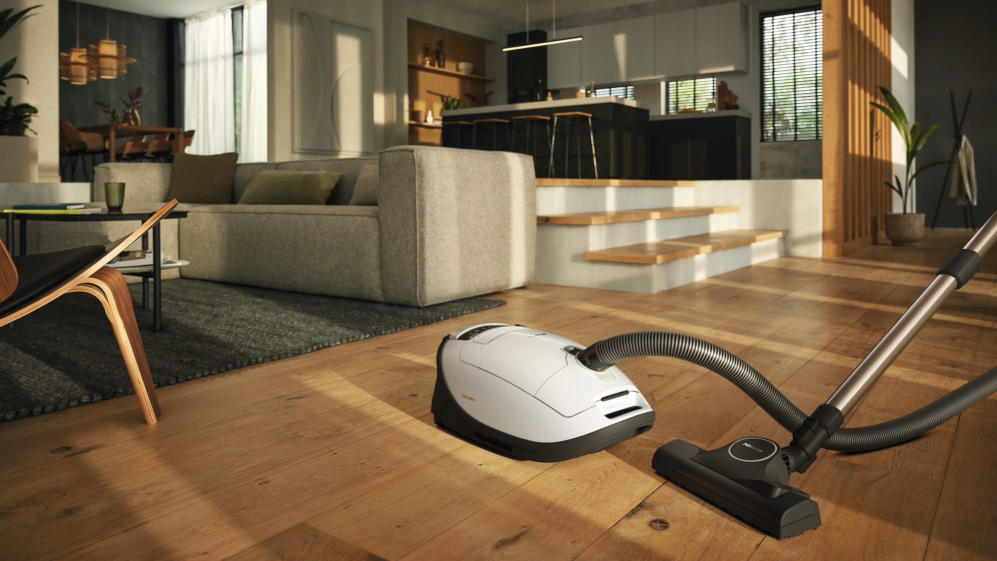 Miele bagged cylinder vacuum cleaner