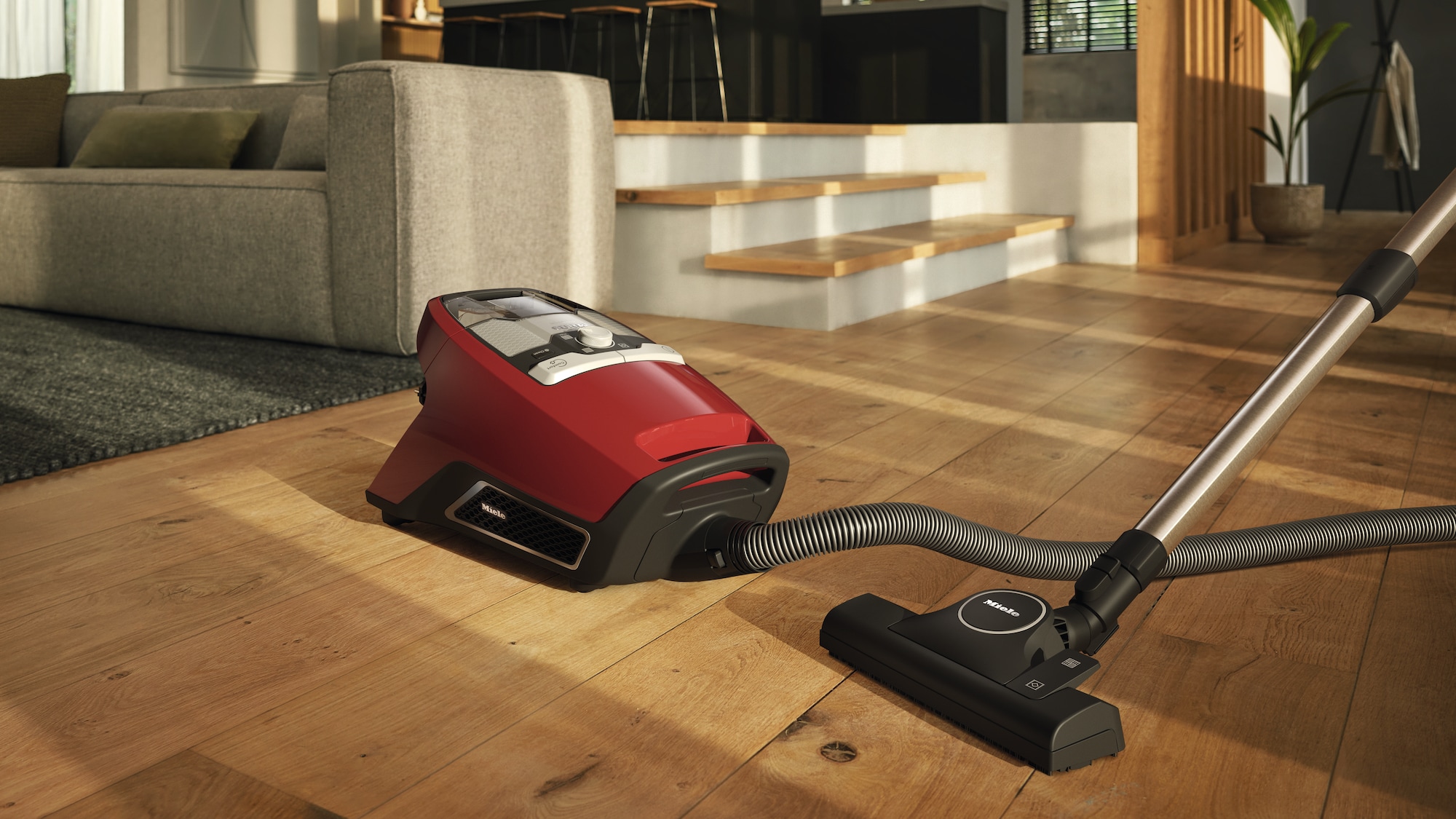 Image of a Miele Blizzard CX1 bagless cylinder vacuum cleaner