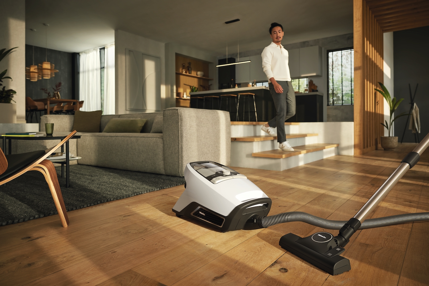 Blizzard CX1 Excellence PowerLine SKCR3 Lotus White Bagless cylinder vacuum cleaner (available June 2024) product photo Laydowns Detail View ZOOM