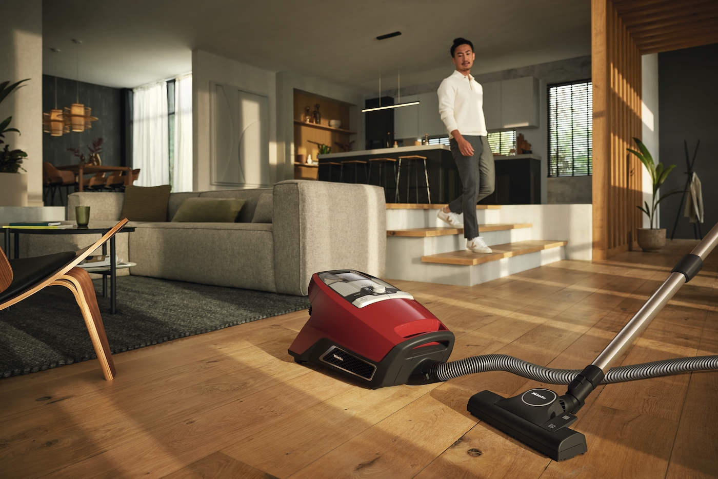 Miele CX1 Red PowerLine cylinder vacuum cleaners