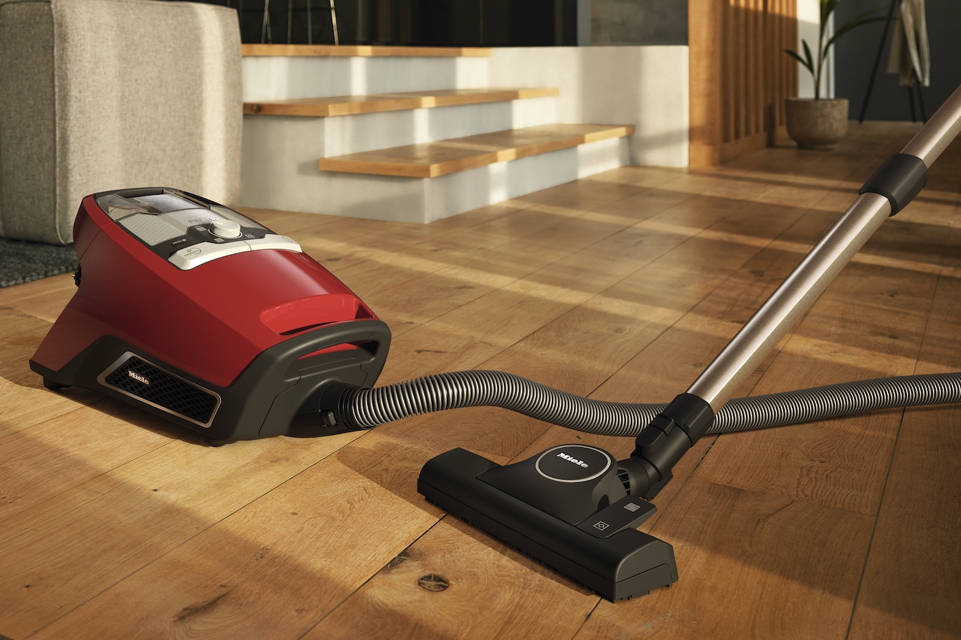 Miele CX1 Red PowerLine cylinder vacuum cleaners