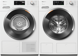 Laundry Set: WWG660 WCS TDos&9kg washing machine & TWF 760 WP EcoSpeed&8kg T1 heat-pump dryer product photo
