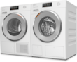 Laundry Set: WWV980 WPS Passion washing machine & TWV780 WP Passion T1 dryer product photo Back View S