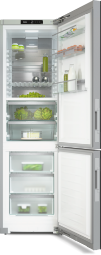 Melns ledusskapis ar saldētavu un PerfectFresh Pro funkciju, 2.01m augstums (KFN 4799 AD 125 Gala Edition) product photo Front View3 L