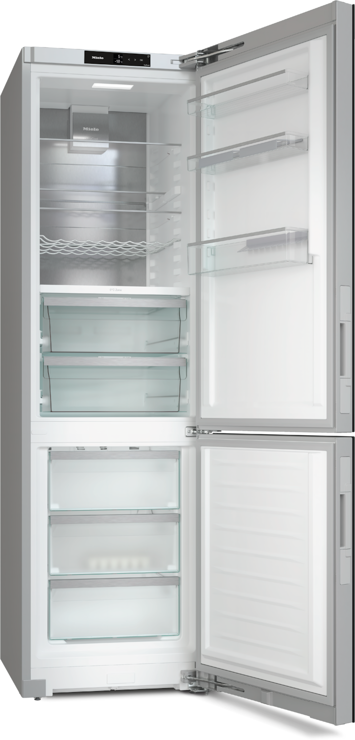 Melns ledusskapis ar saldētavu un PerfectFresh Pro funkciju, 2.01m augstums (KFN 4799 AD 125 Gala Edition) product photo Front View2 ZOOM