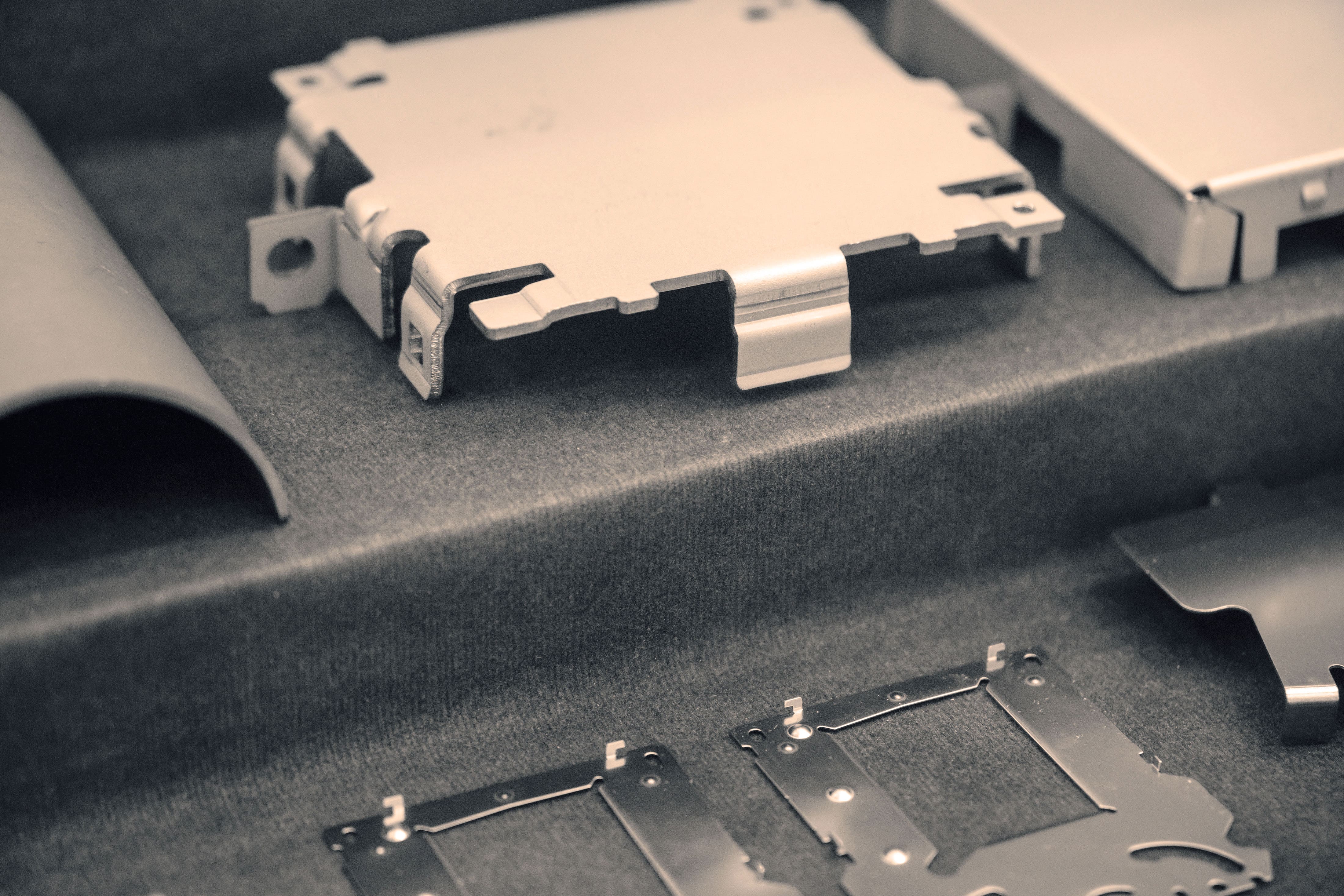 des pièces industrielles