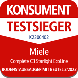 Testsieger Bodenstaubsauger Complete C3 Starlight