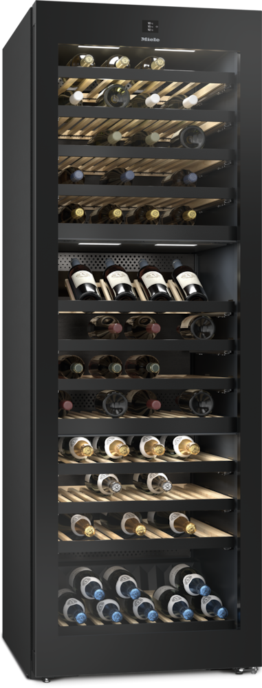 Refrigeration - KWT 4995 F Obsidian Black glass - 1
