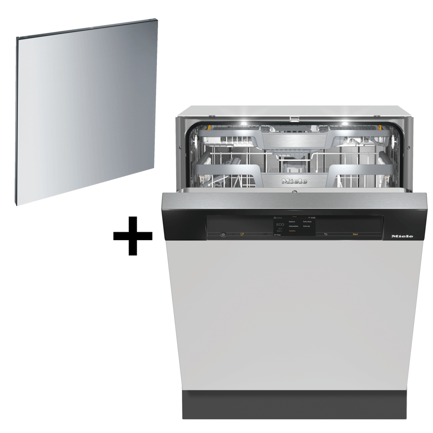 【ドアキットセット】食器洗い機 G 7914 C SCi AutoDos (ブラック/60CM)(送料27500込)