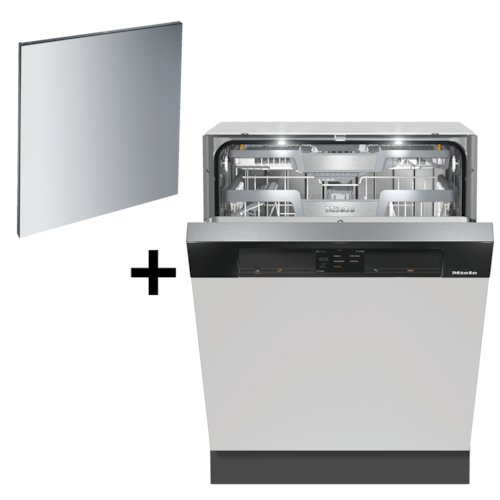 【ドアキットセット】食器洗い機 G 7914 C SCi AutoDos (ブラック/60CM)(送料27500込) product photo Front View L