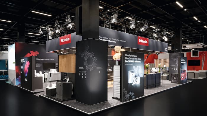 Miele booth at trade show