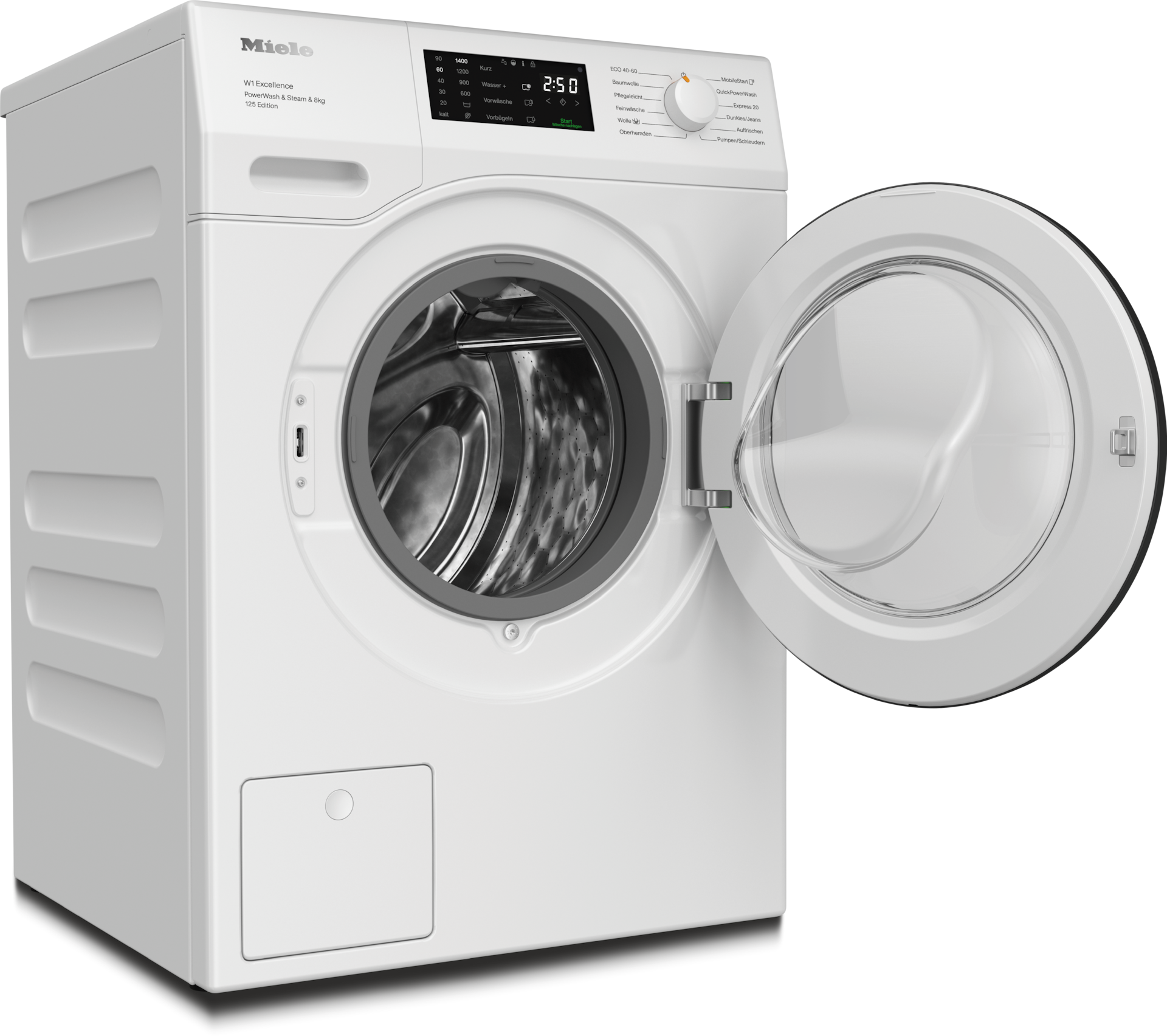 Waschmaschinen - WEB395 WPS 125 Edition Lotosweiß - 2