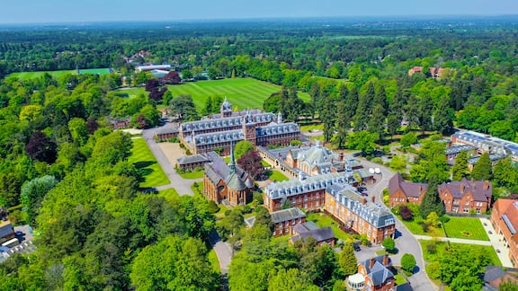 Wellington College, Berkshire, from the air