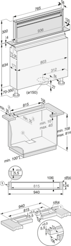 DAD 4941 Downdraft extractor product photo Missing translation L