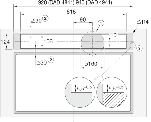 DAD 4941 Downdraft extractor product photo Missing translation L