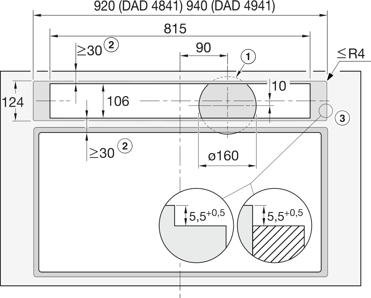 Miele - DAD 4941 Black Levantar Obsidianschwarz – Dunstabzugshauben