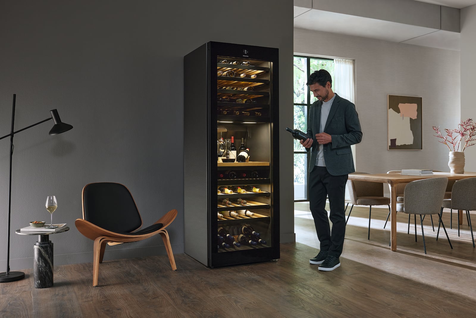 Refrigeration - KWT 4999 F Obsidian Black glass - 5
