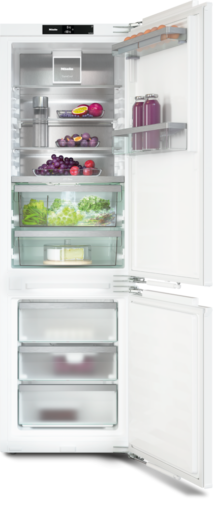 Chladničky a mrazničky - Zabudovateľné chladničky s mrazničkou - KFN 7774 C