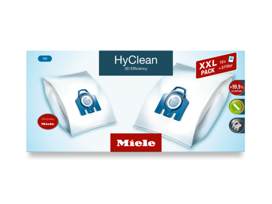 Sacs de poussière pour aspirateur Miele FJM Hyclean 3D GN C2 C3 S5