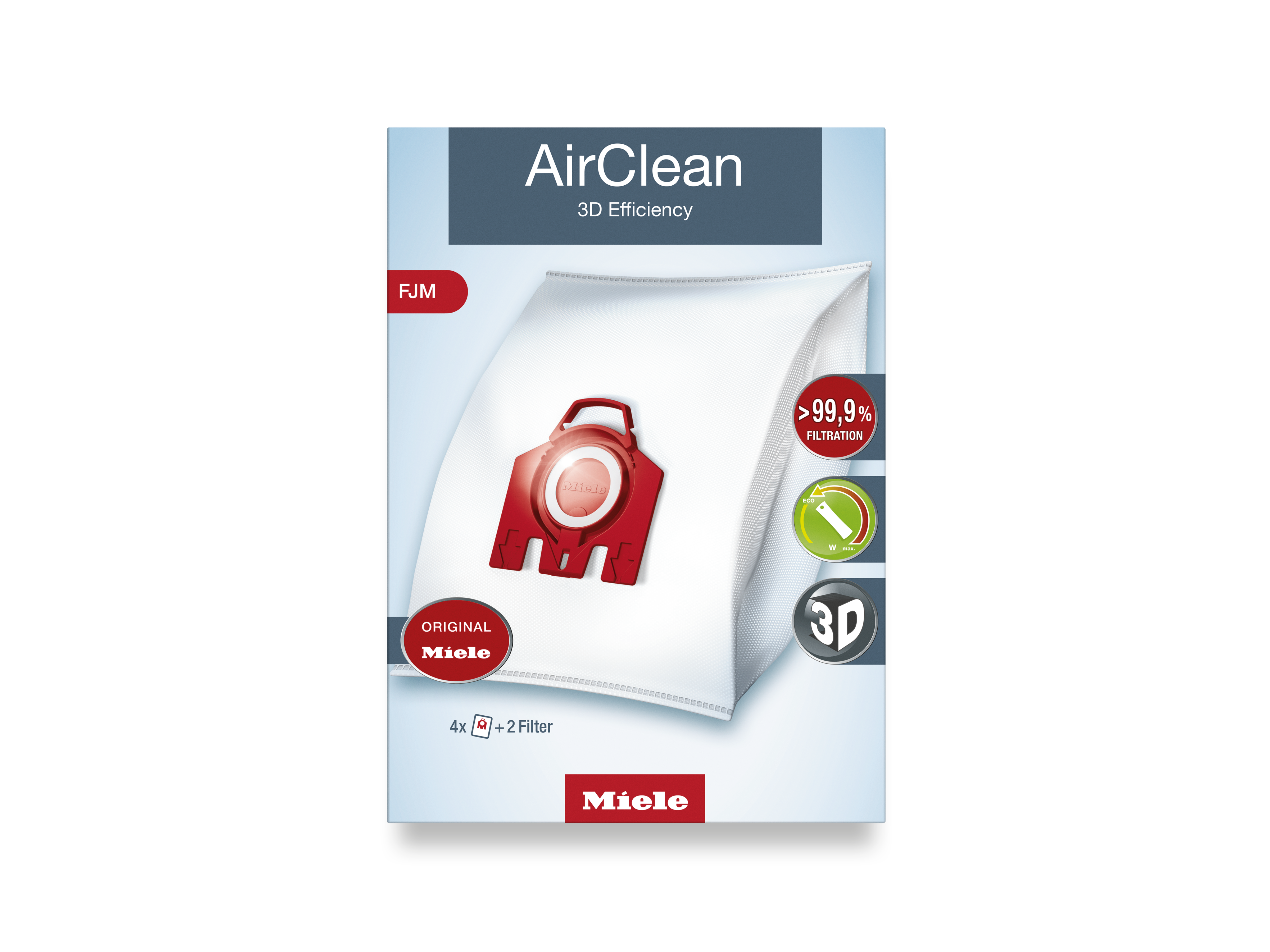 Miele HyClean 3D Efficiency FJM Vacuum Cleaner Bags - Pack of 4 for sale  online